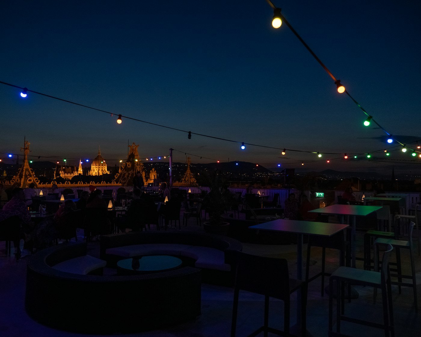 Terrace evening ambience